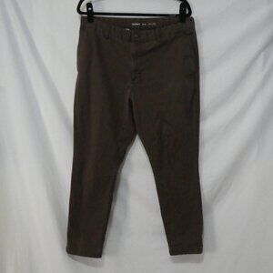 OLD NAVY Slim Built-In Flex 36x30 Brown Casual Pants